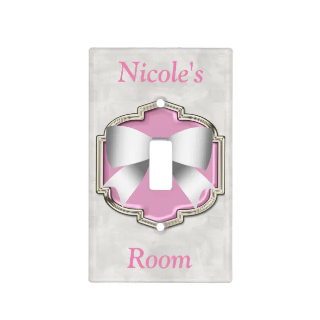 Elegant Pink Baby Light Switch Cover Zazzle
