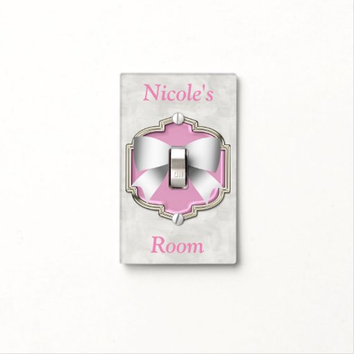 Elegant Pink Baby Light Switch Cover Zazzle