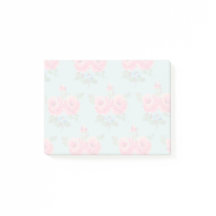 Gorgeous faded pink roses notes