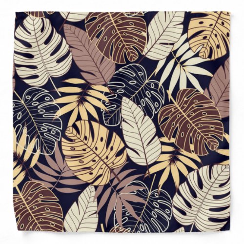 Gorgeous Fall Tropical Jungle Bandana