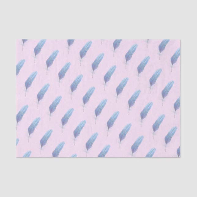 Gorgeous Feather Tissue Paper (Front)