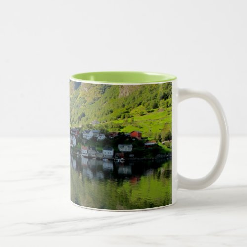 Gorgeous fjords Norway Two_Tone Coffee Mug