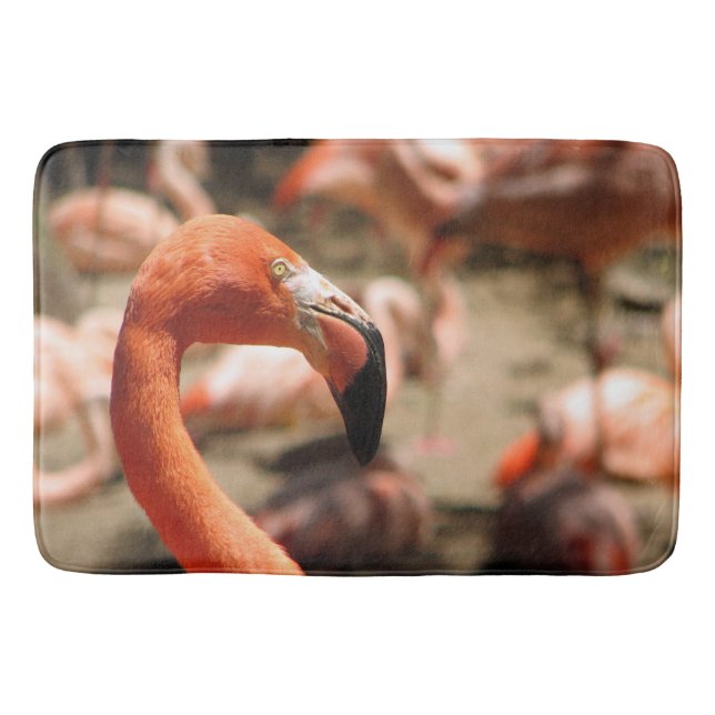 Gorgeous Flamingo Bath Mat! Mat (Front)