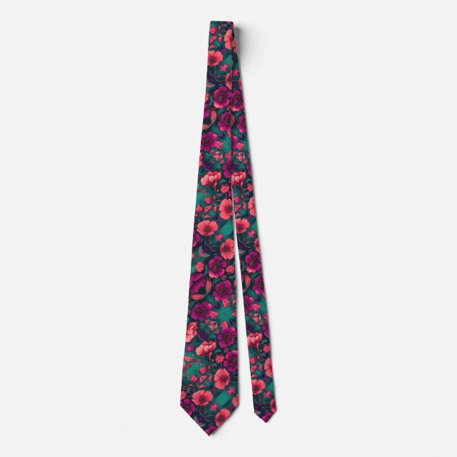 Gorgeous Floral Neck Tie (Front)