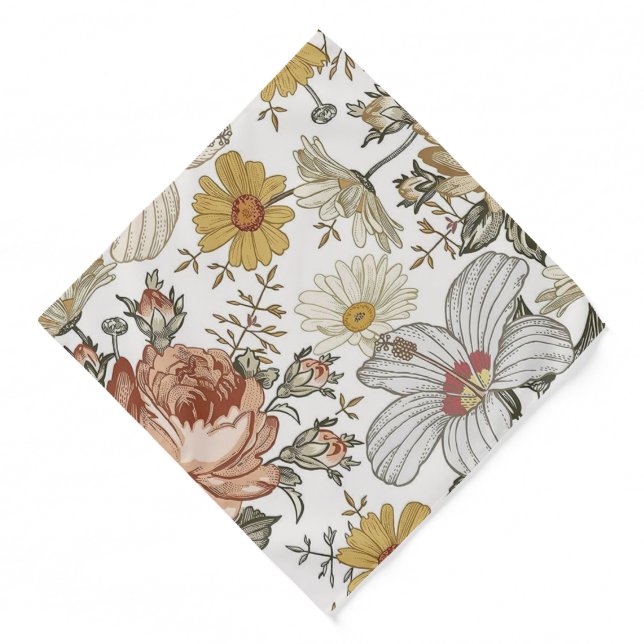 Gorgeous flowers bandana (Front)
