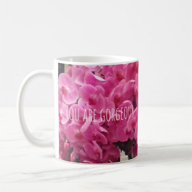 Gorgeous flowers coffee mug (Left)