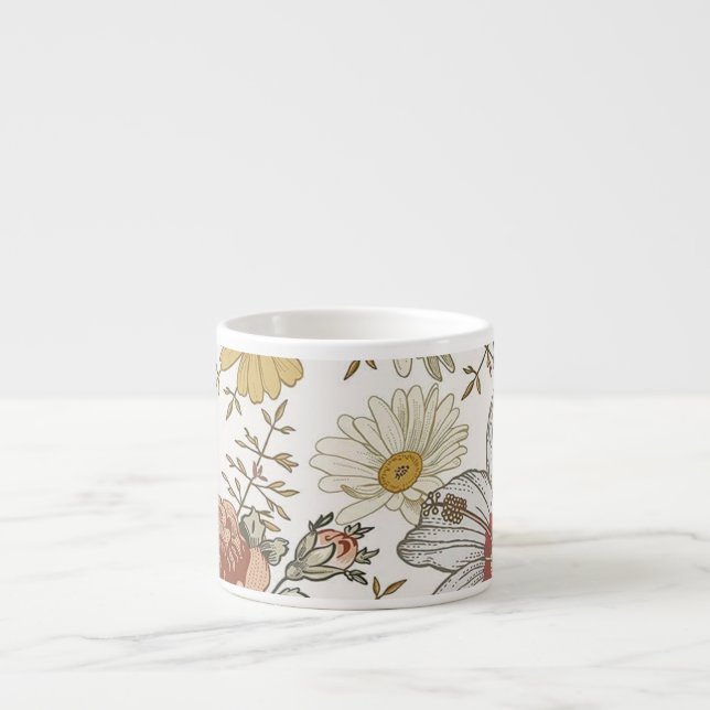 Gorgeous flowers espresso cup (Front)