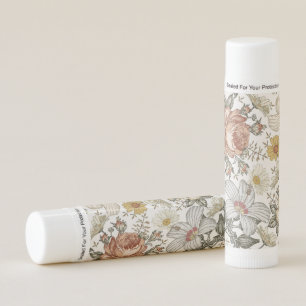 Gorgeous flowers lip balm