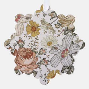 Gorgeous flowers ornament card