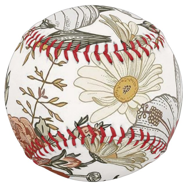 Gorgeous flowers softball (Front)