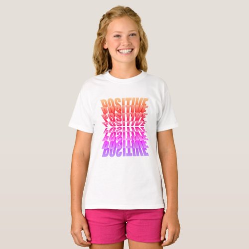 Gorgeous Fun Positive T_Shirt For Kids 