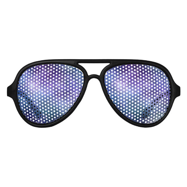 Gorgeous Galaxy Aviator Sunglasses (Front)