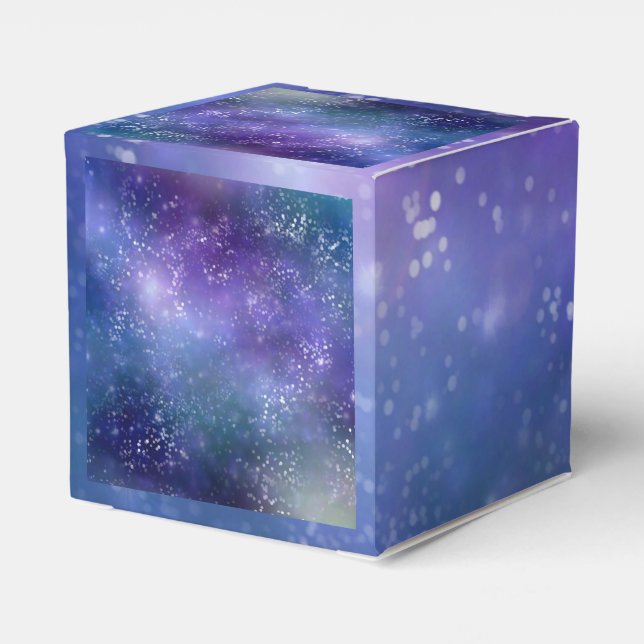 Gorgeous Galaxy Favor Boxes (Back Side)