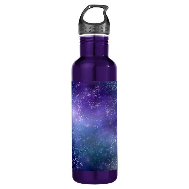 Gorgeous Galaxy Stainless Steel Water Bottle (Front)