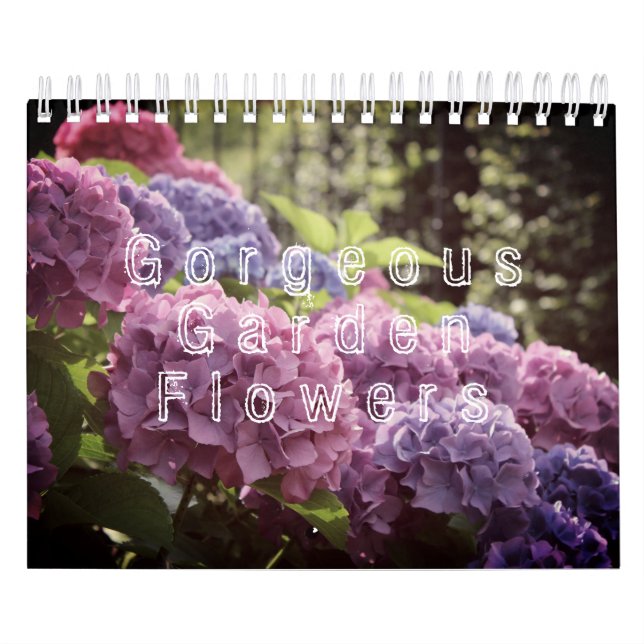 Gorgeous Garden Flowers Calendar (Cover)