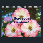 Gorgeous Gardens! Calenda Custom Flower Garden Calendar<br><div class="desc">Gorgeous Gardens! CALENDARS Roses Calendars, Rose Flowers Calendar, Gift Calendars, Christmas Gifts, OFFICE ART, Corporate Client Git Calendars, Artwork Calendars, Pink Roses, Yellow Roses, Orange Roses, Botanical Floral Flower Garden Landscapes. BASLEE TROUTMAN FINE ART COLLECTIONS. Bookmark this site for great gift ideas all year! GETTING A GIFT? COMBINE several products....</div>