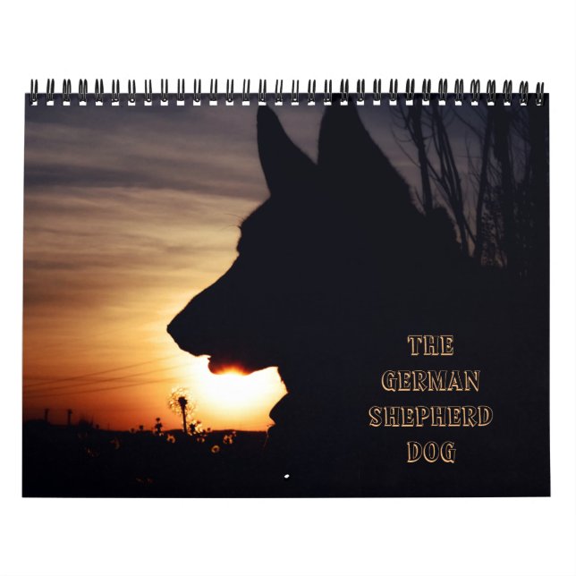Gorgeous German Shepherd Calendar (Cover)