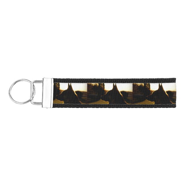 Gorgeous German Shepherd Keychain (Keys on Left)
