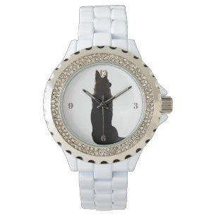 Gorgeous German Shepherd Silhouette for Mom Watch