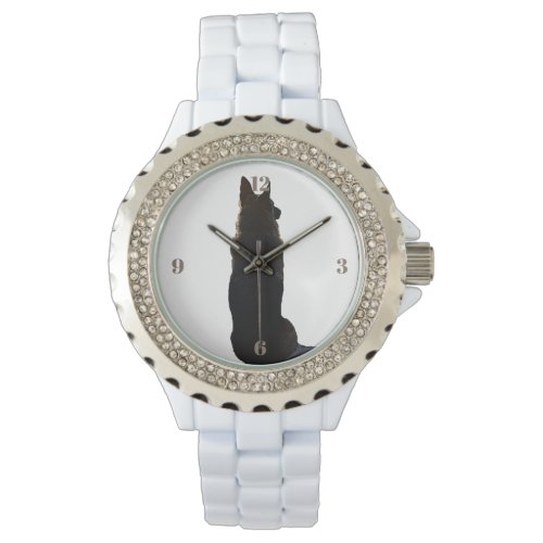 Gorgeous German Shepherd Silhouette for Mom Watch