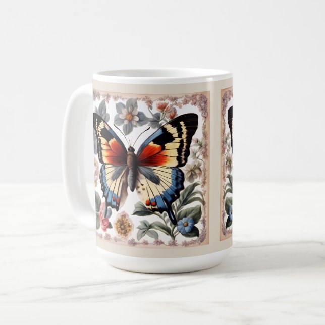 Gorgeous Giant Butterfly  Coffee Mug (Front Left)