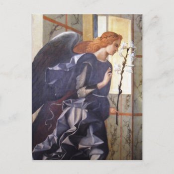 Gorgeous Giovanni Bellini Angel Annunciation Postcard by DarkChocolateQueen at Zazzle