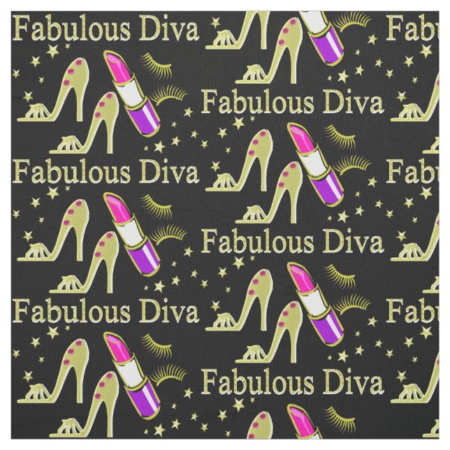 GORGEOUS GOLD FASHION DIVA FABRIC (Swatch)
