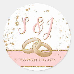 Gorgeous - Gold Pink sticker 1