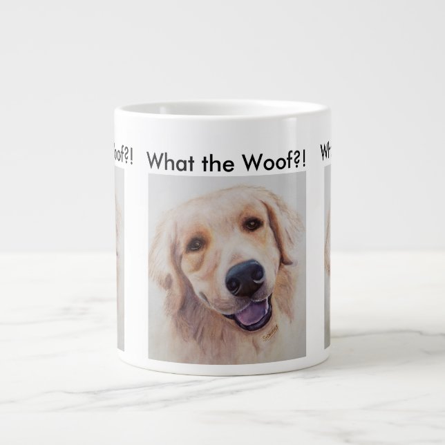 Gorgeous Golden Labrador Giant Coffee Mug (Front)