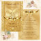 Gorgeous, Golden Wedding Anniversary Invitations, 