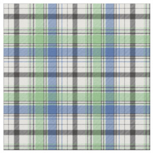 Gorgeous Green and Blue Spring Plaid Fabric