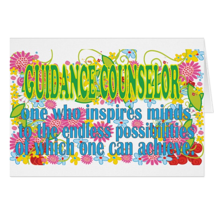 Gorgeous Guidance Counselors Gifts Greeting Card