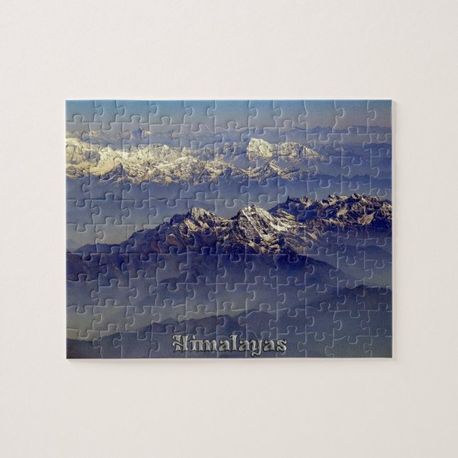 Gorgeous Himalayas Mountains - Mount Everest Peak Jigsaw Puzzle (Horizontal)