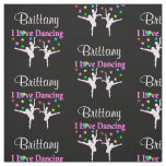 GORGEOUS I LOVE DANCING BALLERINA FABRIC