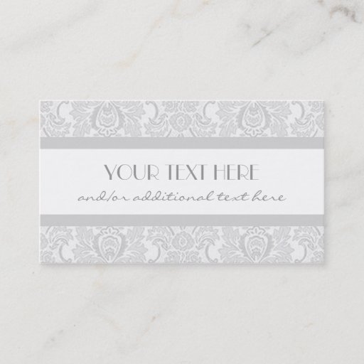Customizable Gorgeous in Gray Business Card Templates
