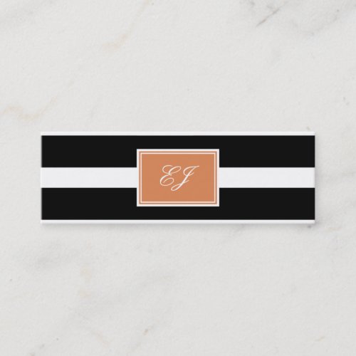 Gorgeous Initials Skinny Calling Cards Business Card