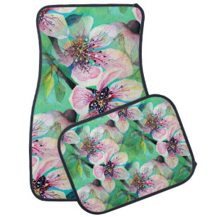 Gorgeous Japanese Sakura Cherry Tree Flowers Car Floor Mat