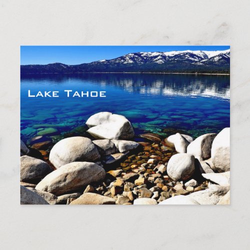 Gorgeous Lake Tahoe Postcard