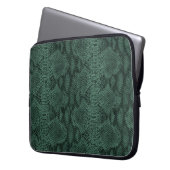 Gorgeous Leather Texture Snake Skin Laptop Sleeve (Front Left)