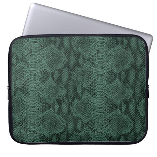 Gorgeous Leather Texture Snake Skin Laptop Sleeve (Front)