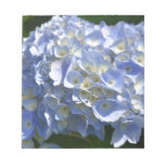 Gorgeous Light Blue Flowering Hydrangea Bush Notepad