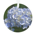 Gorgeous Light Blue Flowering Hydrangea Bush Ornament