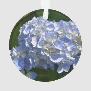 Gorgeous Light Blue Flowering Hydrangea Bush Ornament