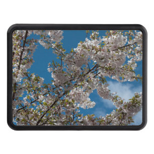 gorgeous light pink cherry blossom flowers trailer hitch cover