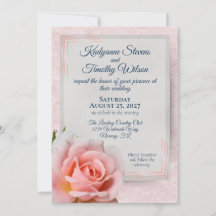 Gorgeous Light Pink Rose Wedding