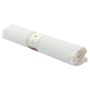 Gorgeous Lilac and Lavender Vineyard Napkin Bands