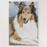 Gorgeous Long Haired Collie Sheep dog Jigsaw Puzzle