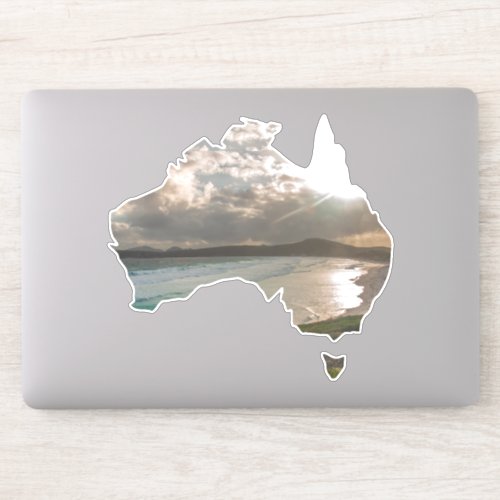 Gorgeous Lucky Bay Beach Paradise Sunset Sticker