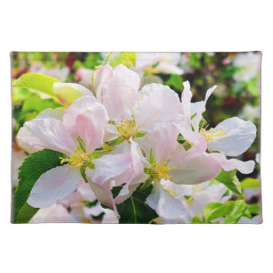 Gorgeous Malus asiatica Photo Cloth Placemat
