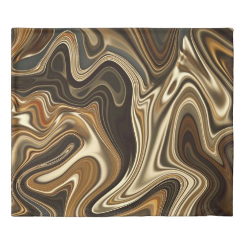 Gorgeous Marble Style _ Warm brown Duvet Cover